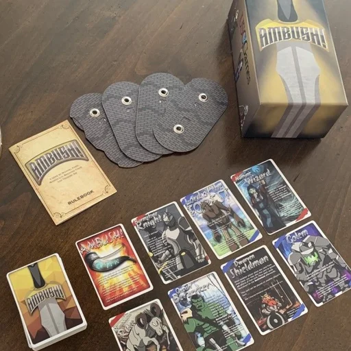 Board game, Ambush!: A Fast-Paced Game of Strategy and Sacrifice