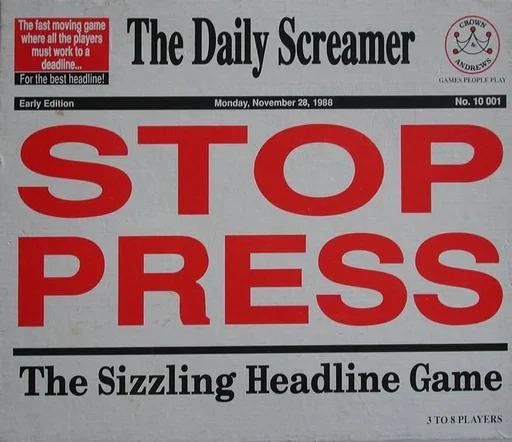 Board game, Stop Press