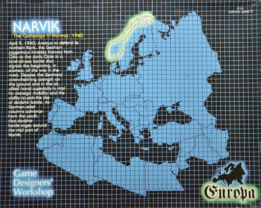 Board game, Narvik: The Campaign in Norway, 1940