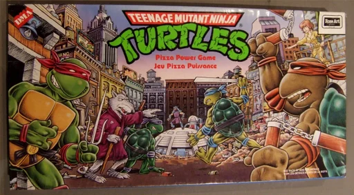 Board game, Teenage Mutant Ninja Turtles: Pizza Power Game