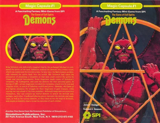 Board game, Demons: The Game of Evil Spirits