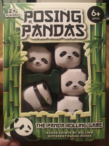 Board game, Posing Pandas