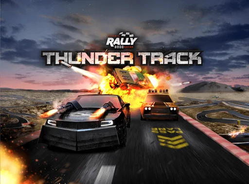 Board game, Turbo Rally Card Racing: Thunder Track