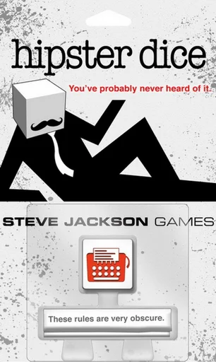 Board game, Hipster Dice