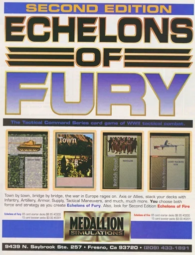 Board game, Echelons of Fury