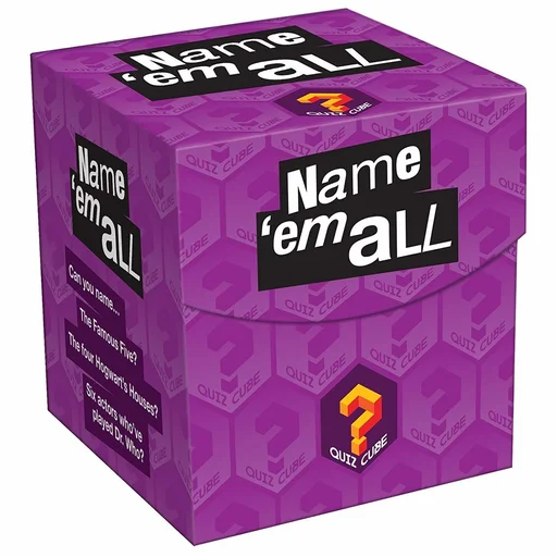 Board game, Quiz Cube: Name 'em All