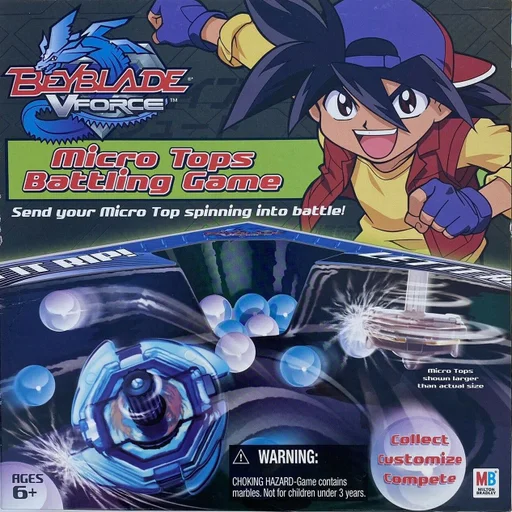 Board game, Beyblade V-Force: Micro Tops Battling Game