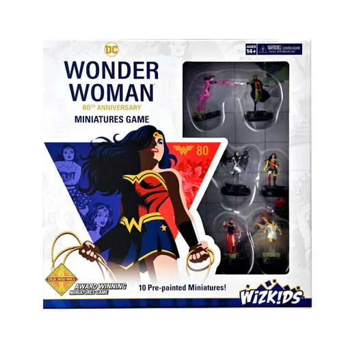 Board game, DC Comics HeroClix: Wonder Woman 80th Anniversary Miniatures Game