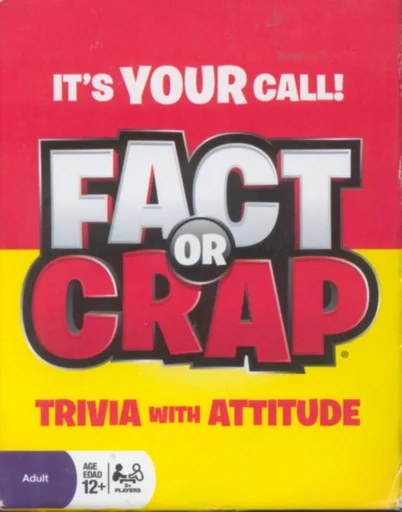 Board game, Fact or Crap Card Game