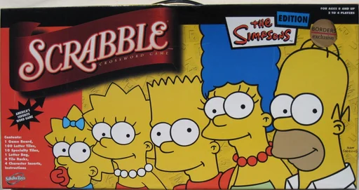Board game, Scrabble: The Simpsons Edition