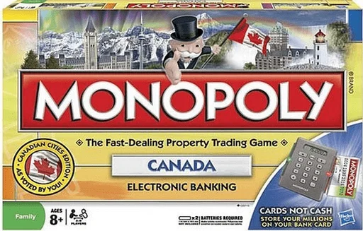 Board game, Monopoly: Canada (Electronic Banking)