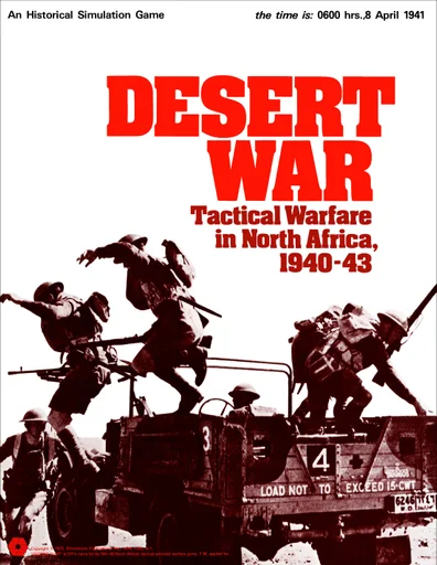 Board game, Desert War: Tactical Warfare in North Africa