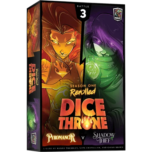 Dice Throne: Season One ReRolled – Pyromancer v. Shadow Thief