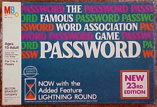 Board game, Password