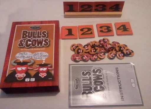 Board game, Bulls & Cows