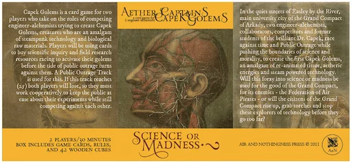 Board game, Aether Captains: Capek Golems