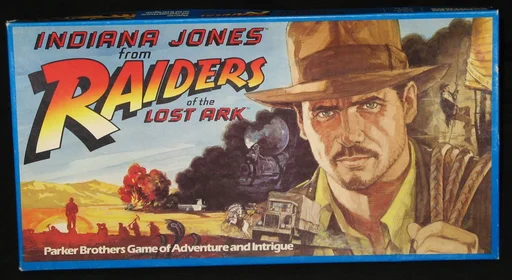 Board game, Indiana Jones from Raiders of the Lost Ark