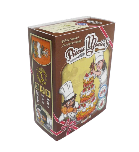 Board game, Pièces montées