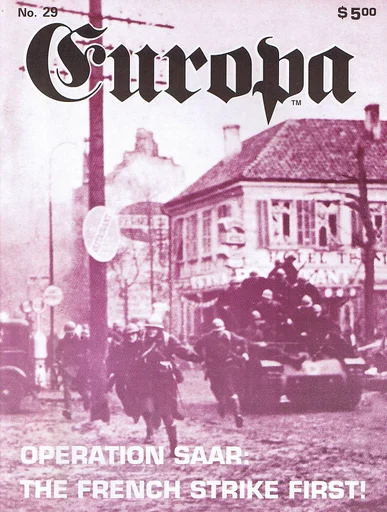 Operation Saar: The French First Strike (Europa Battle Scenario #5)