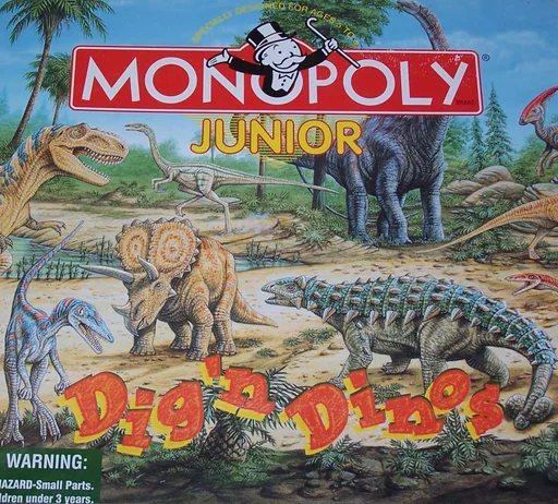 Board game, Monopoly Junior: Dig 'n Dinos