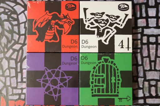 Board game, D6 Dungeon
