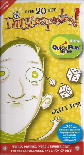 Board game, DICEcapades! Quick Play Edition