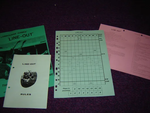 Board game, Line Out
