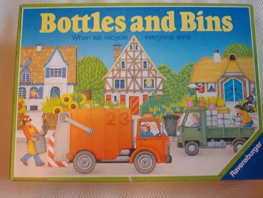 Board game, Bottles and Bins