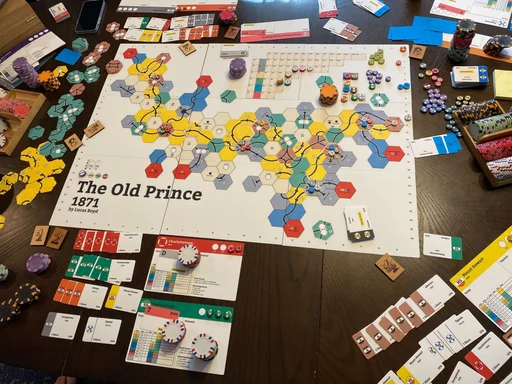 Board game, The Old Prince 1871