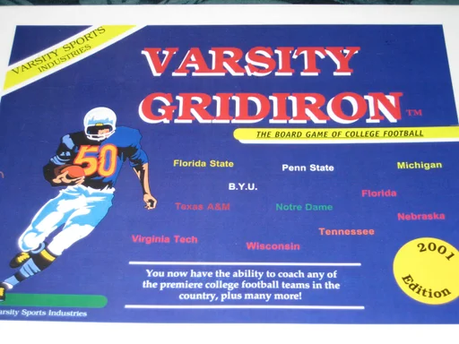 Board game, Varsity Gridiron Football