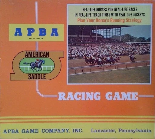 Board game, APBA American Saddle Racing
