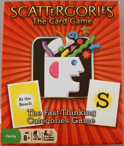 Board game, Scattergories: The Card Game