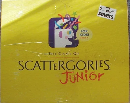 Board game, Scattergories Junior