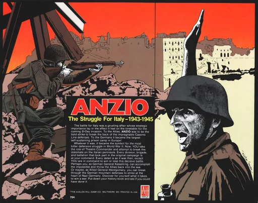 Board game, Anzio: The Struggle for Italy – 1943-1945