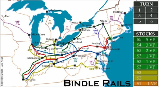 Board game, Bindle Rails