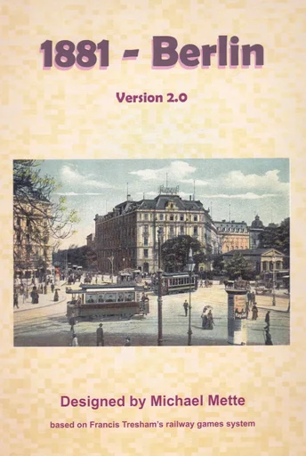 Board game, 1881: Das Berliner Strassenbahnspiel
