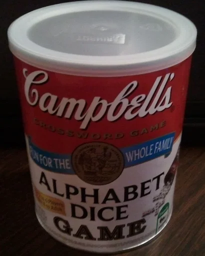Board game, Campbell's Alphabet Dice Game