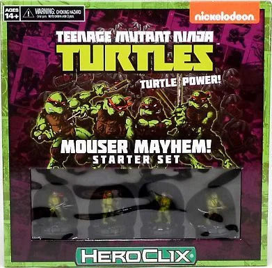 Board game, TMNT HeroClix: Mouser Mayhem Starter Set