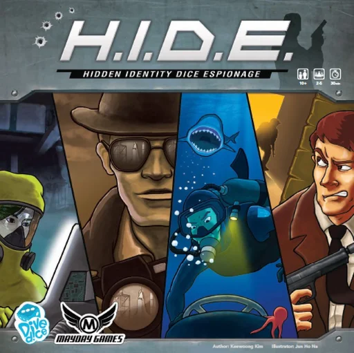 Board game, H.I.D.E.: Hidden Identity Dice Espionage