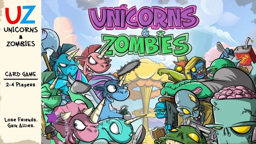 Board game, Unicorns & Zombies