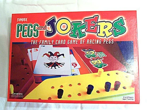 Board game, Pegs and Jokers