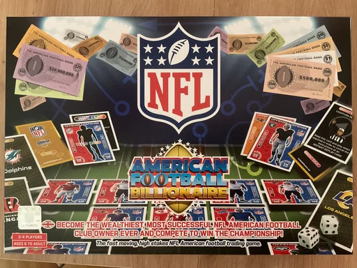 Board game, NFL American Football Billionaire