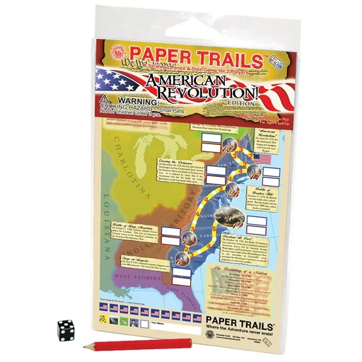 Board game, Paper Trails: American Revolution!