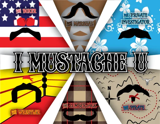 Board game, I Mustache U