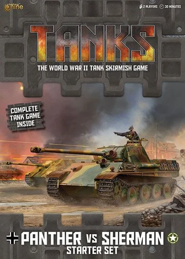 Board game, Tanks: Panther vs Sherman Starter Set