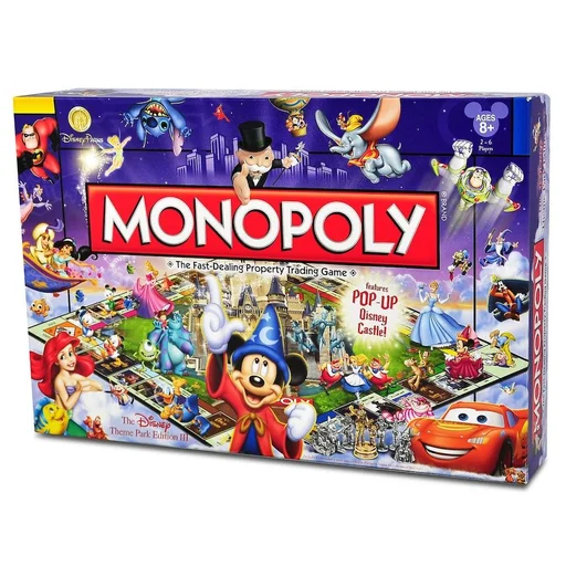 Board game, Monopoly: Disney Theme Park Edition III
