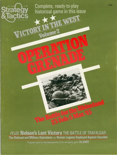 Board game, Operation Grenade: The Battle for the Rhineland 23 Feb. - 5 Mar. '45