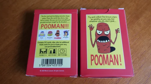 Board game, Pooman Cards