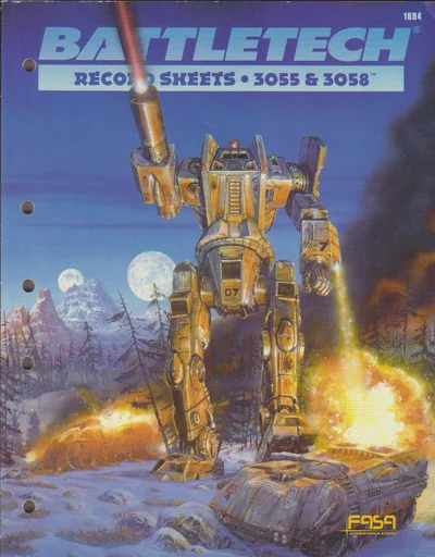 BattleTech Record Sheets: 3055 & 3058