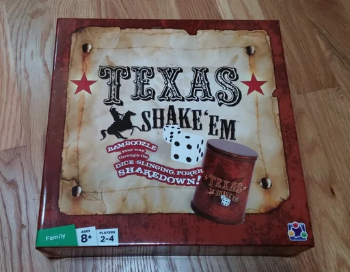 Board game, Texas Shake 'Em